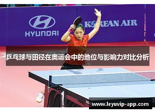 乒乓球与田径在奥运会中的地位与影响力对比分析